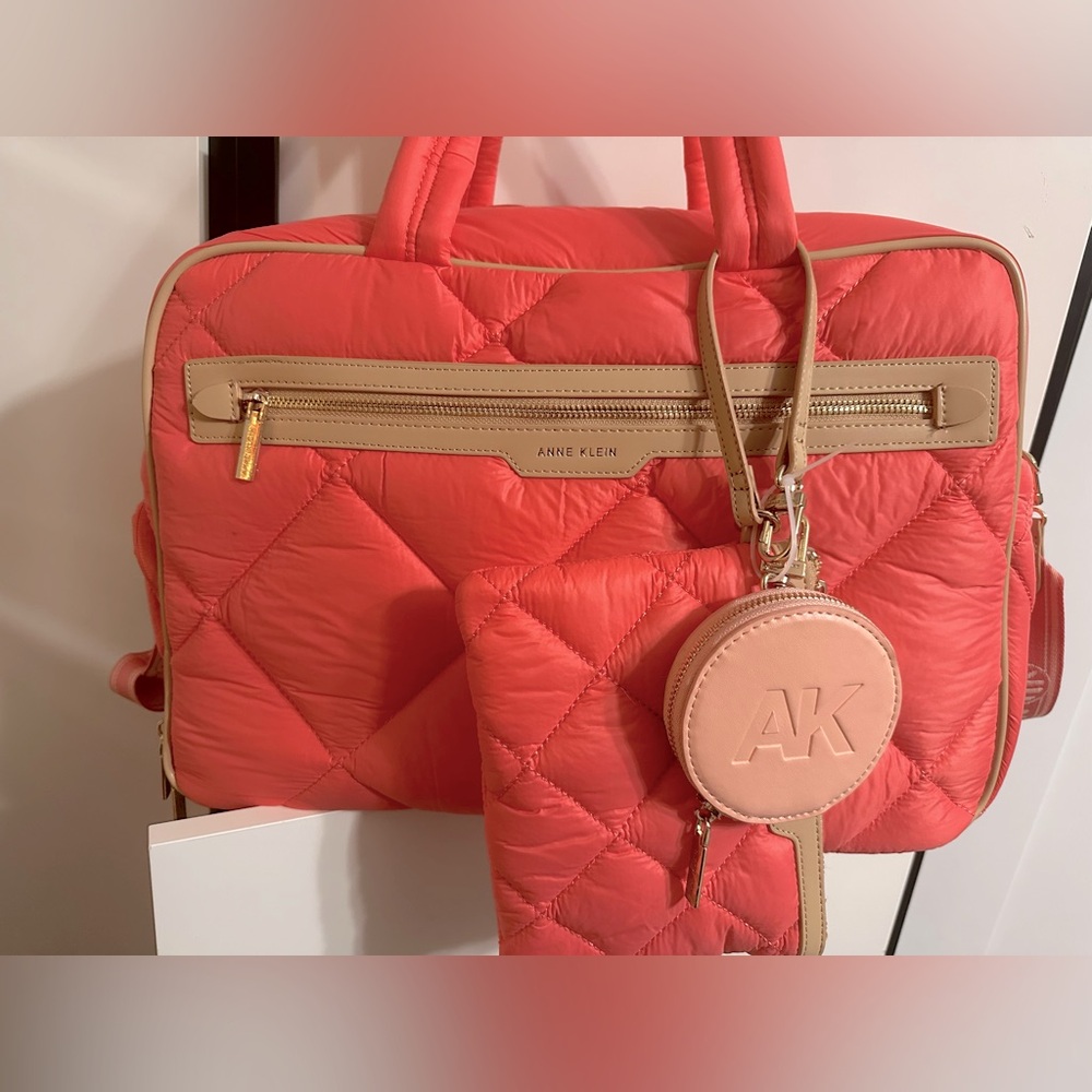 Anne Klein Puffy Travel Bag